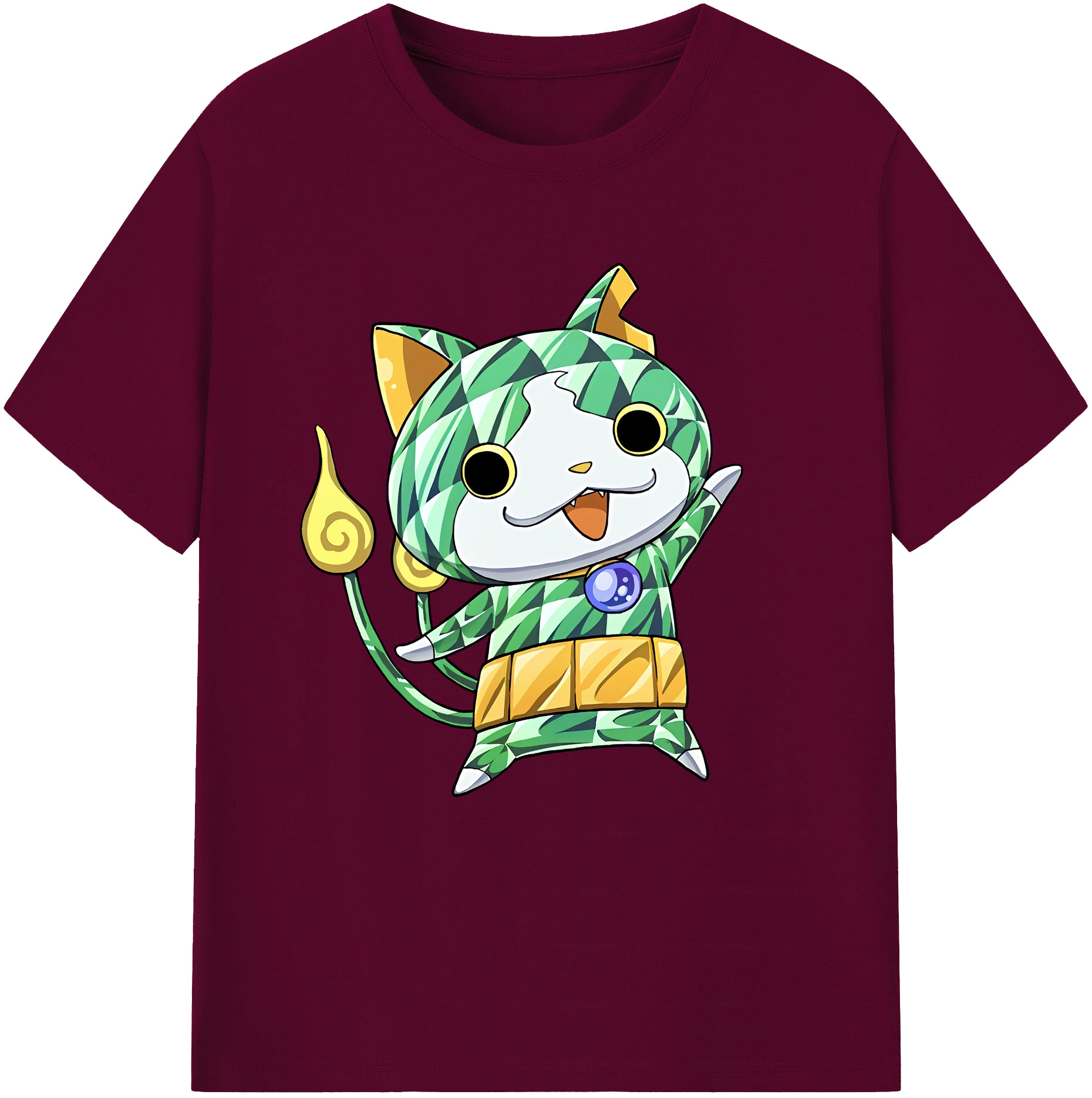 （画像用） 妖怪ウォッチ Yo-kai Watch レディースカジュアルプリントTシャツ（綿100％）